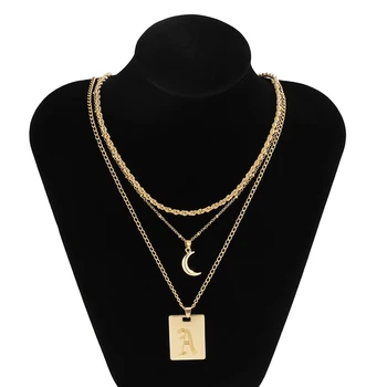 Ожерелье на ключицу для женщин, модное ожерелье с подвеской в виде буквы 